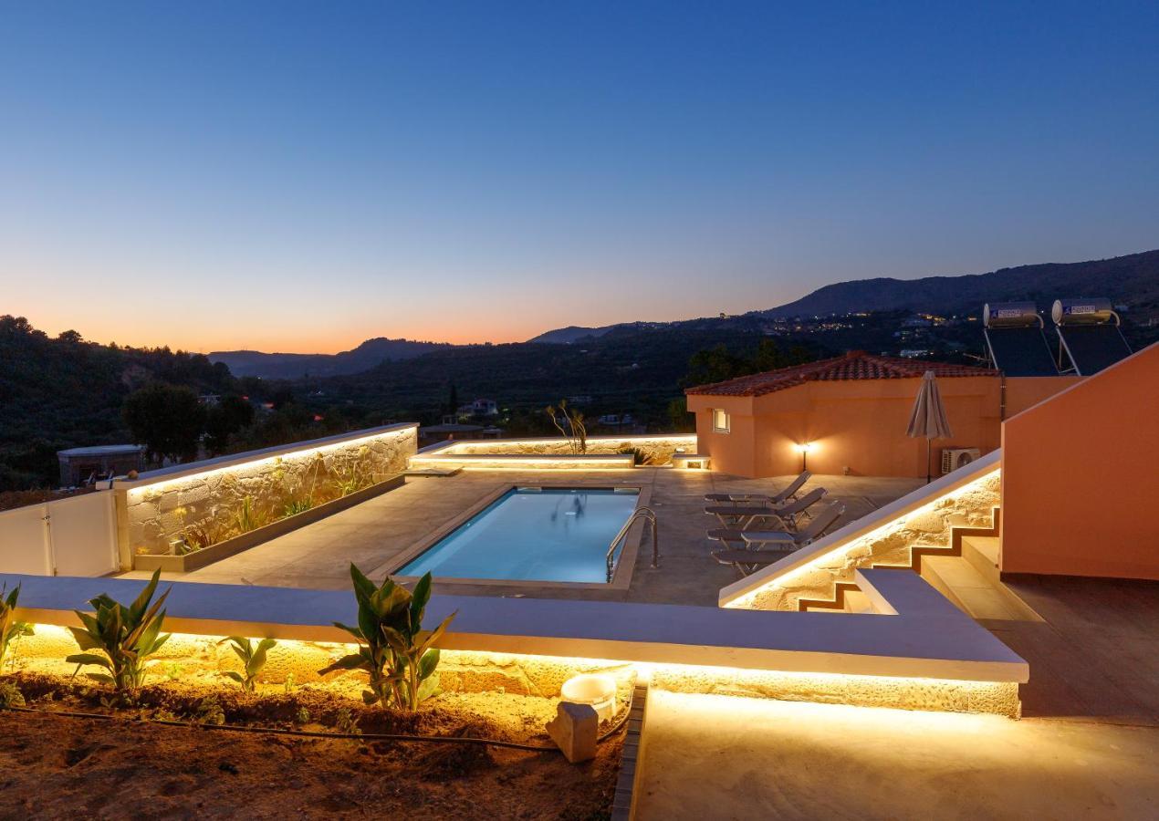 Georgioupoli Studio 2 With A Pool And Lake Views Luaran gambar