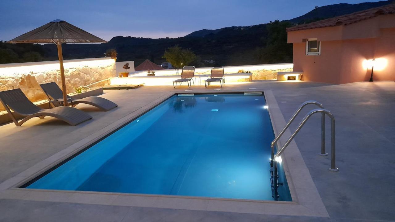 Georgioupoli Studio 2 With A Pool And Lake Views Luaran gambar