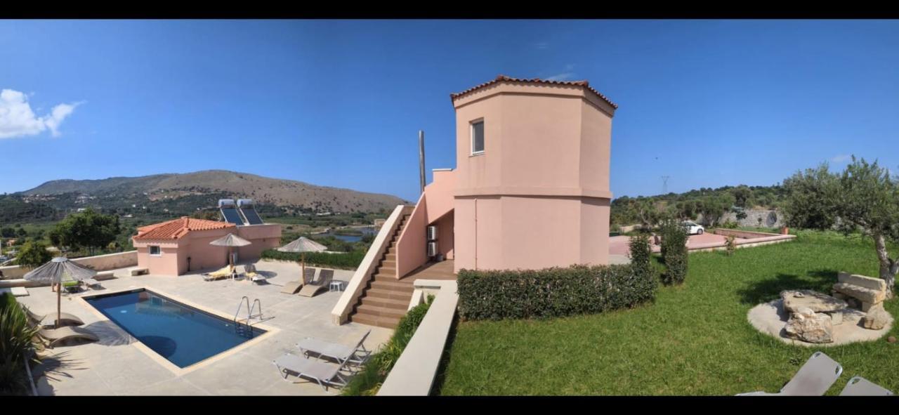 Georgioupoli Studio 2 With A Pool And Lake Views Luaran gambar